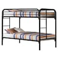 Monarch Specialties Bunk Bed, Twin, Twin Size, Black Metal I 2230K